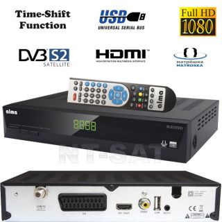Digitaler HDTV Satelliten Receiver Alma S 2000 Full HD