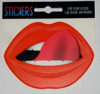 KUSSMUND Lippen Sticker Aufkleber decal *high quality* für club