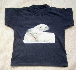 Eisbär Tier Shirt Fotodruck JAKO O Gr. 116 / 122