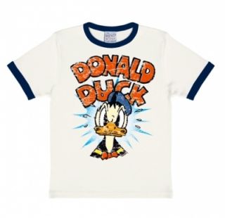 Shirt Donald Duck weiß Gr.122/134 Logoshirt