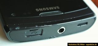 Samsung Wave II~S8530 2 GB~Ebony Gray~Ohne Simlock~Smartphone~Top