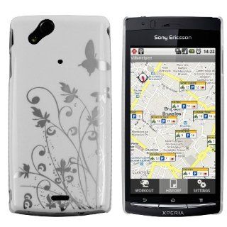 mumbi Schmetterling Blumen Hülle Sony Ericsson Xperia: 