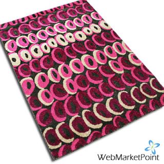 Teppich Modern 120 x 170 pink grau