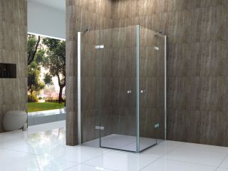 CANTO 120 x 120 cm Glas Dusche Duschkabine Duschwand Duschabtrennung