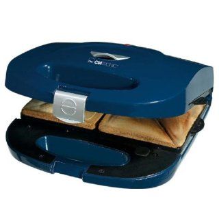 Clatronic ST/WA 2942 Sandwich Waffel Grill 4 in 1 blau 