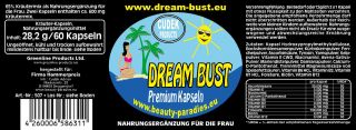 5x DREAM BUST PREMIUM KAPSELN+1x CREME GRATIS!~BRUSTVERGRÖßERUNG