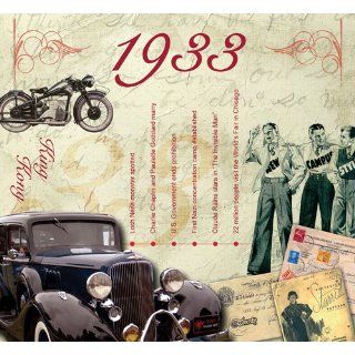 80. Geburtstag Geschenke   1933 Chart Hits CD und 1933