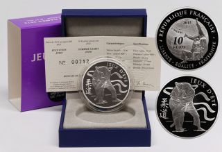 Frankreich 10 Euro Judo 2012 PP