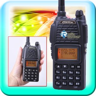 LINTON LT 9800 DUAL BAND VHF136 174/UHF400 470Mhz Radio + Earpiece