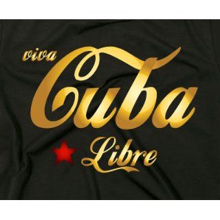 GOLD EDITION Viva Cuba/ Kuba Libre T Shirt, Fidel Castro, Revolution