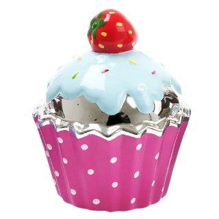 Moneybank Strawberry Erdbeere Spardose Sparbüchse Cupcake Muffin rosa