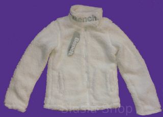 NEU BENCH Fleecejacke Teddyjacke INSPECTOR weiß 140 152