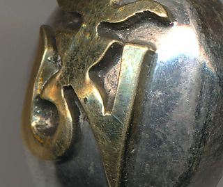Amulett tibetisches Gau Dharma Buddha Silber Tibet OM Box 134e