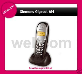 Siemens Gigaset A14 / A140 / A145 Mobilteil+Ladeschale