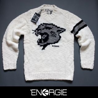 Herren Strick Pullover S XL Tiger Pulli Sweater Katze 149,90€