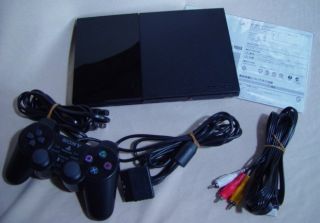 Japanisch PS2 SCPH 90000 Charcoal Black ( Gebraucht )