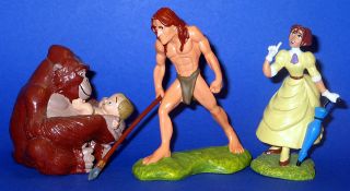 Tarzan 3 Figuren zum Musical in Hamburg Geschenk Tip