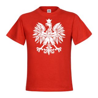 Fan Kinder Kids T Shirt   Polska Adler Polen   NEU 98 bis 164