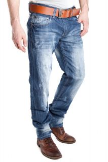 KOSMO LUPO Jeans KM053 blau Clubwear Herren Hose EyeCatcher xTrem