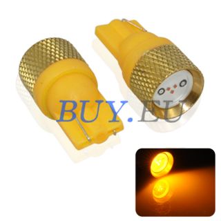 T10 car Yellow SMD high power 1.5W LED Bulbs 194 168