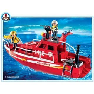 PLAYMOBIL® 3128   Feuerlöschboot mit Pumpe Spielzeug