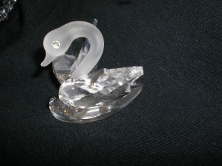 Glas Miniatur Figur   Schwan   40mm Sammlngsauflösung *173