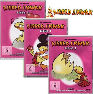 DVD BOX 9 EPISODEN ALFRED J. KWAK LIEBE TEIL 1 3   DVD, NEU