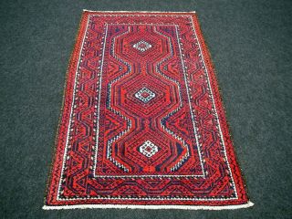 Alter Orient Teppich Belutsch 177 x 97 cm Fein Handgeknüpft Perser