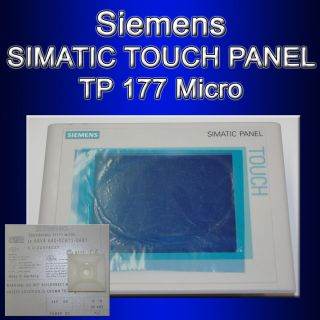 Siemens Simatic Touchpanel TP 177 micro 6AV6640 0CA11 0AX1 Siemens S7