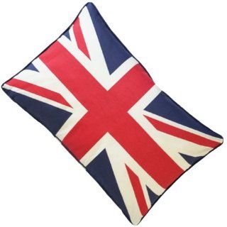 Linens Limited Kissen Union Jack / Britische Flagge   Rot   40 x 60 cm