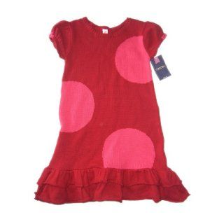   Kleid   Rot/Rosa Punkte Gr. 98/104 (US 4T) Baby