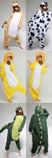 Kigurumi Pajamas/ Pikachu/Cow/Giraffe Cosplay Anime Costume/onesies