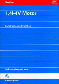 SSP 187 VW POLO 3 Motor 1,4L 74kW 4V Handbuch AFH