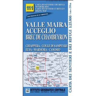 IGC Italien 1  25 000 Wanderkarte 111 Valle …