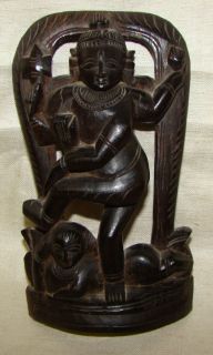 armige Gottheit, Holz, älter, H 16,5 cm 188/11135