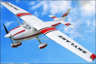 Cessna 182 EPO Rot mit LED Scale Beleuchtung LY832 R Tempo Hobby Servo