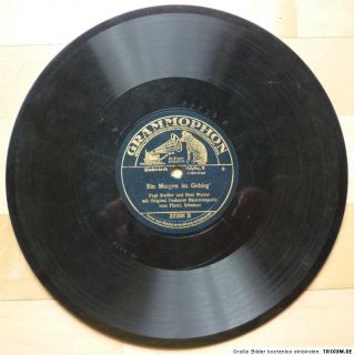 Alte Schellackplatte Deu. Grammophon Aktiengesellschaft