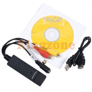 EasyCap USB 2.0 Video TV DVD VHS DVR CCTV Audio Capture Adapter