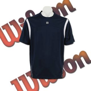 Wilson Herren Club T Shirt weiß/navy mehrere Größen