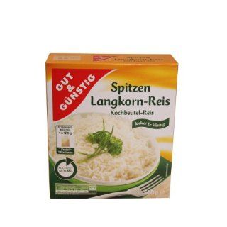 Spitzen Langkorn Reis 4 x 125 g im Kochbeutel   1 x 500 g 