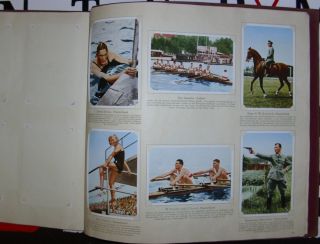 Olympiade Berlin 1936 Sammelalbum komplett alle 192 Bilder eingesteckt