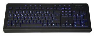 1199126 PC Tastatur Revoltec LightBoard XL 3 schwarz, beleuchtete