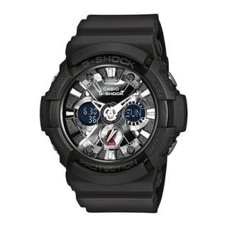 Uhr G Shock Silikon Digital Armbanduhr/schwarz GA 201 1AER