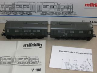 Märklin H0 34282   Diesel elektrische Doppel Lokomotive BR V188