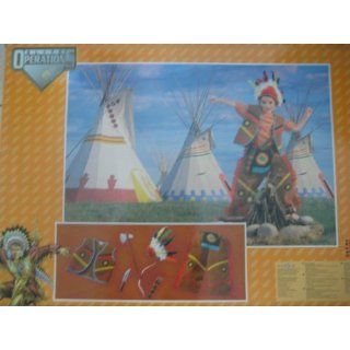 Neu Indianer Bekleidung Set Kostüm gr 110 128 Spielzeug