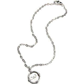 JEWELS D&G I D&G SS NECKLACE ROUND PENDANT D&G IN RELIEF DJ0919