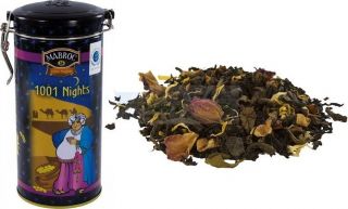 Mabroc Schwarzer Tee 1001 Nacht Metalldose 200g. Ceylon TEA (4€ pro