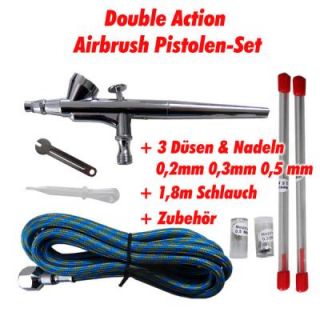 komplett set airbrush pistole Double Action Pistolen 207