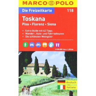 Toskana, Pisa, Florenz, Siena 1:125:000: Bücher