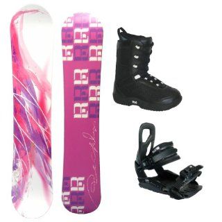 Snowboardset Tosty Ice Pink 140 cm + Bindung Snow Pro X Pro